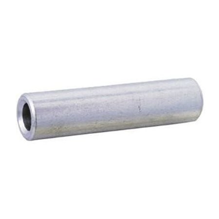 NEWPORT FASTENERS Round Spacer, #6 Screw Size, Plain Aluminum, 1/2 in Overall Lg 140806RSA